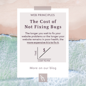 The cost of not maintaining your website or fixing bugs