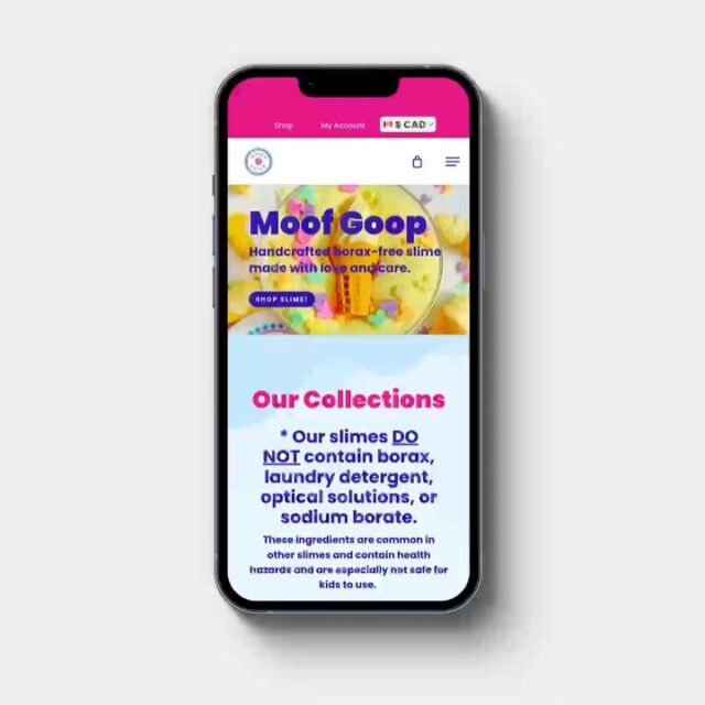 ✨Our client Moof Goop saw over a 300% increase in sales after we re-imagined, re-designed, and built a new website under our hosting.
✨This fun slime product is popular on TikTok and their old website would time-out during traffic surges and didn’t have the cool whimsical look to match the product. This resulted in a loss of sales and wasted opportunity from the product’s viral videos. Now when a TikTok video goes viral, their website can handle the high traffic with no compromise to performance. New email marketing campaigns and e-commerce features like abandon cart emails, special email list offers, and a real-time sales popup to boost social proof and buzz, credibility, and conversions. Placing their web care in our hands allowed them to focus on their business and expand to other markets. Check out Moof Goop!
✨That’s the power of:
🔥effective design tailored to the target audience, 
🔥strategic web features to support key objectives, 
🔥high-performance hosting to keep users on the site,
🔥and a sharp eye for design and knowledge of  what works!